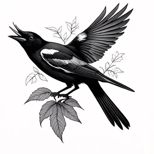 Black Napped Oriole Bird