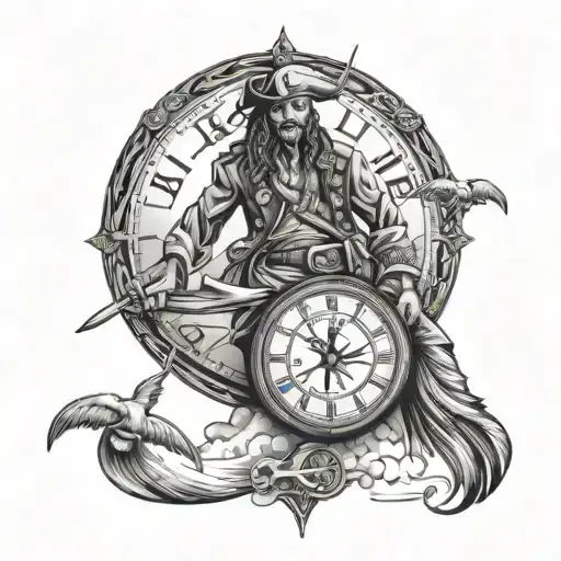 Horloge Avion Afrique Guadeloupe Tour Eifel Bonhomme De Neige Pirate Gymnaste