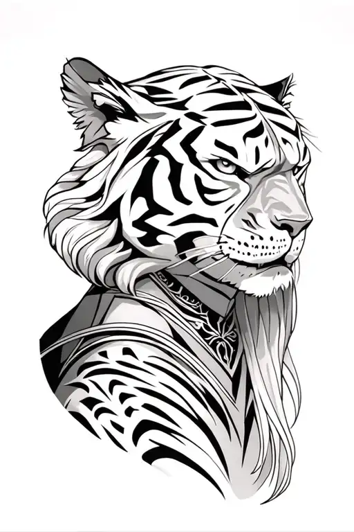 Legolas With Tiger Head