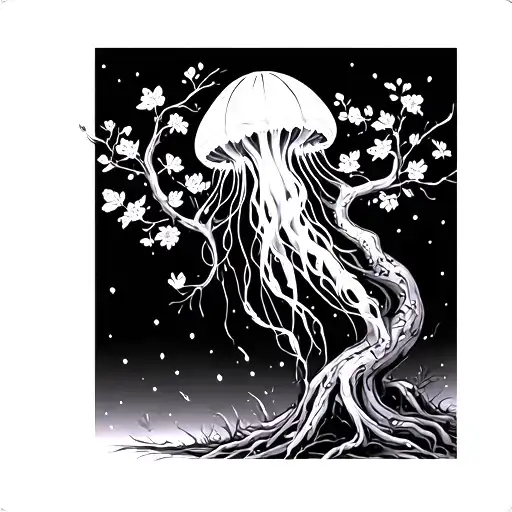 Jellyfish Cherry Blossom Tree