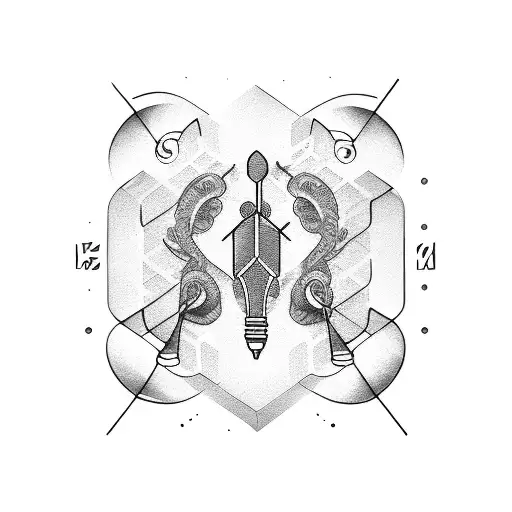 One Line Pharmacist Logo