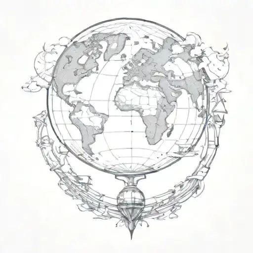 Shaped A Square To A Globe For Children