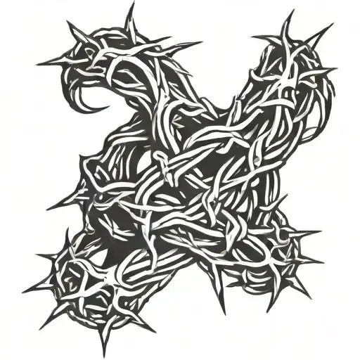 Crown Of Thorns With 3 Nails