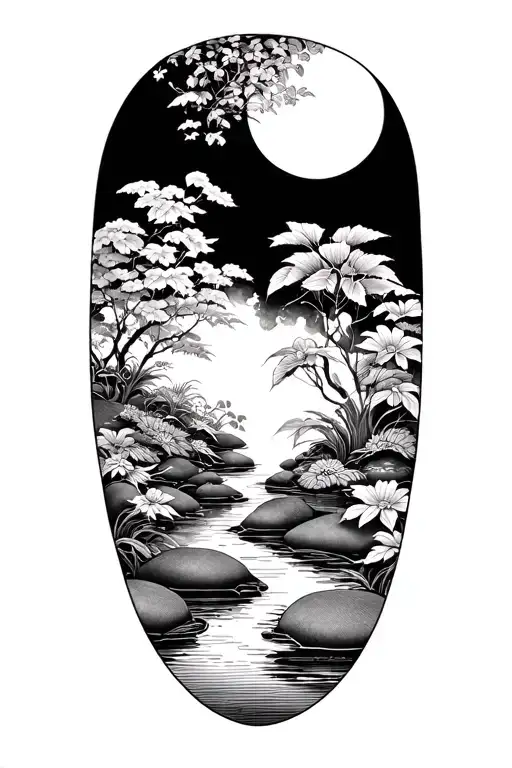 Zen Garden Scene