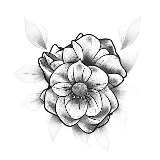 Flowers In The Shape Of A Pitbull