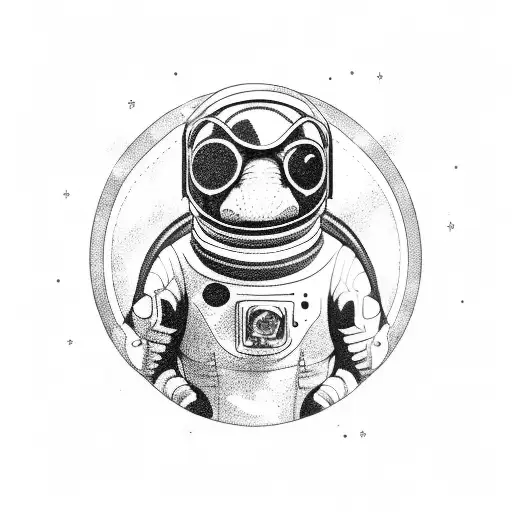 T Rex In A Space Suit