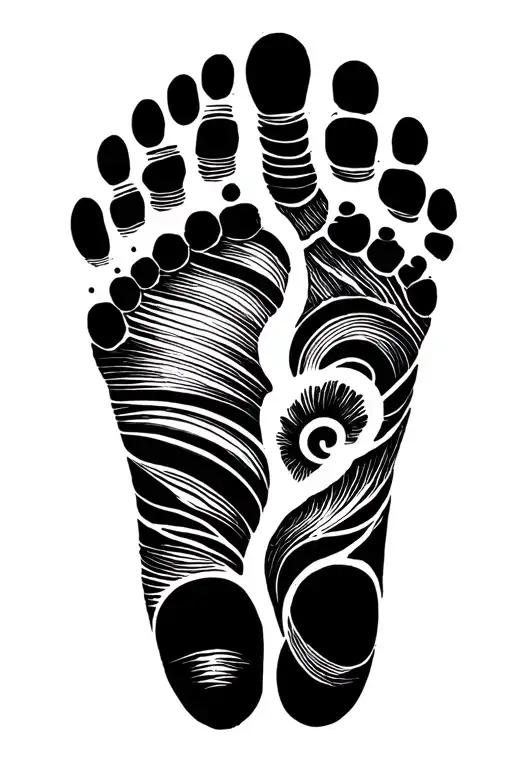 Missing Foot Prints Leading