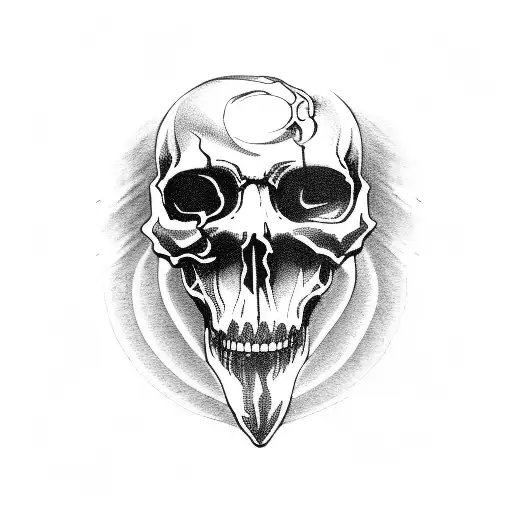 Gothic Vampire Skull