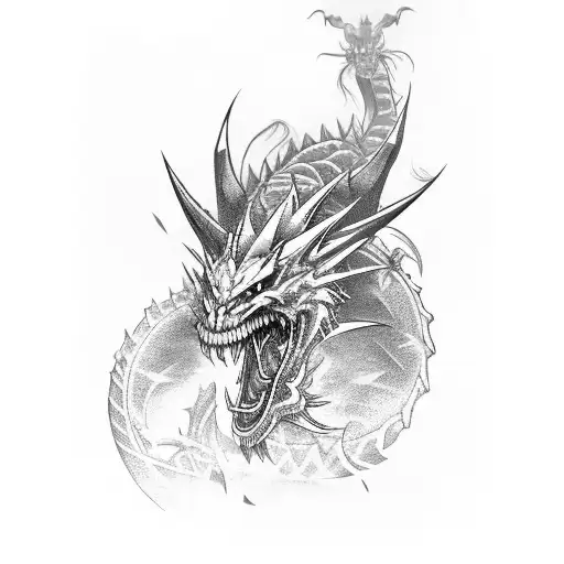 Tribal Sword Dragon