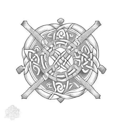 Celtic Knot Band For Bicep