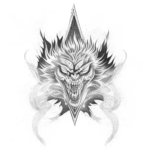 Axel Blaze Scoring A Goal In A Blazing Fire