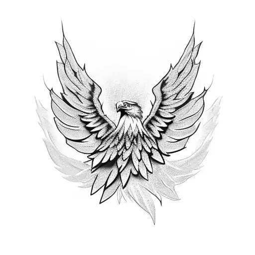 Eagle With Flower Wearing Shoes