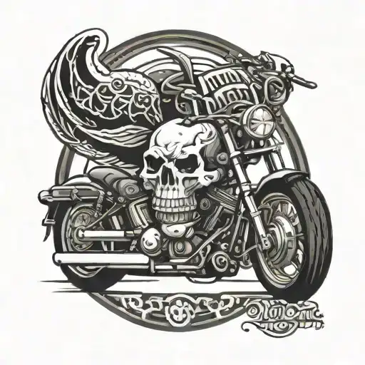 Willie G Skull Harley Davidson Motorcycle