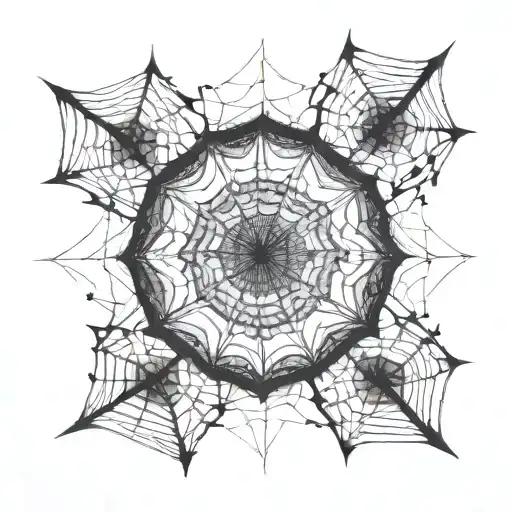 Incorporate Intricate Spider Webs Into A Mandala Design