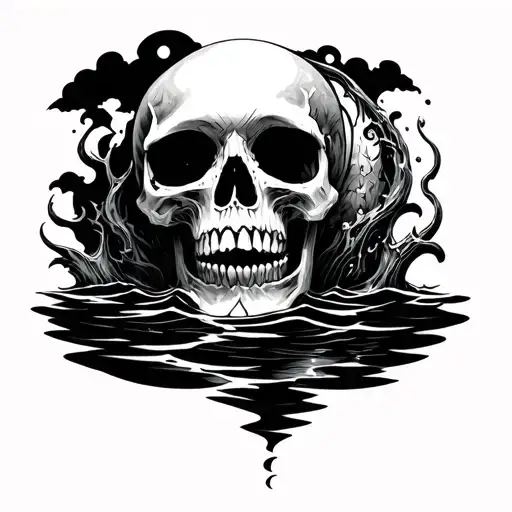 Skull Souls Swimming