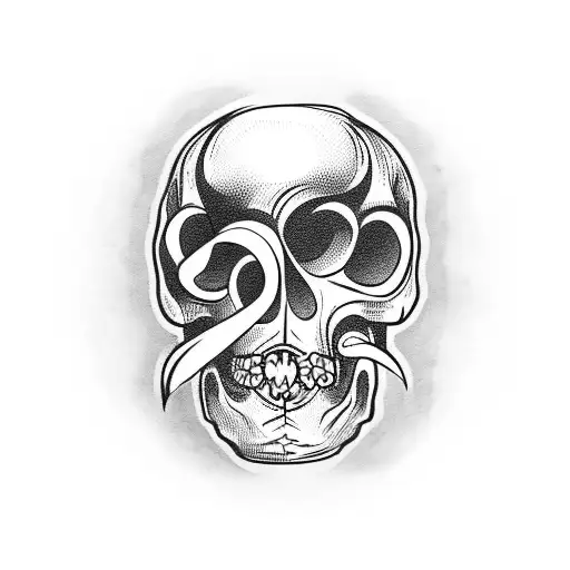 Mexican Skull With Pocket Wacth