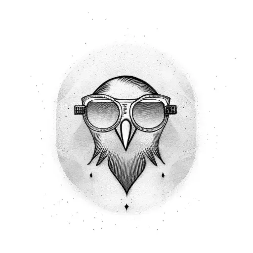 Crow With Sunglasses