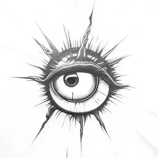 Eye Ball Creepy Dark Monster