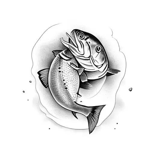 Trout With Nature Inside