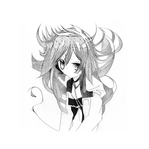 Anime Character Surrounded By Nature