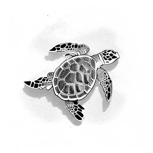 Sea Turtle And Leopard