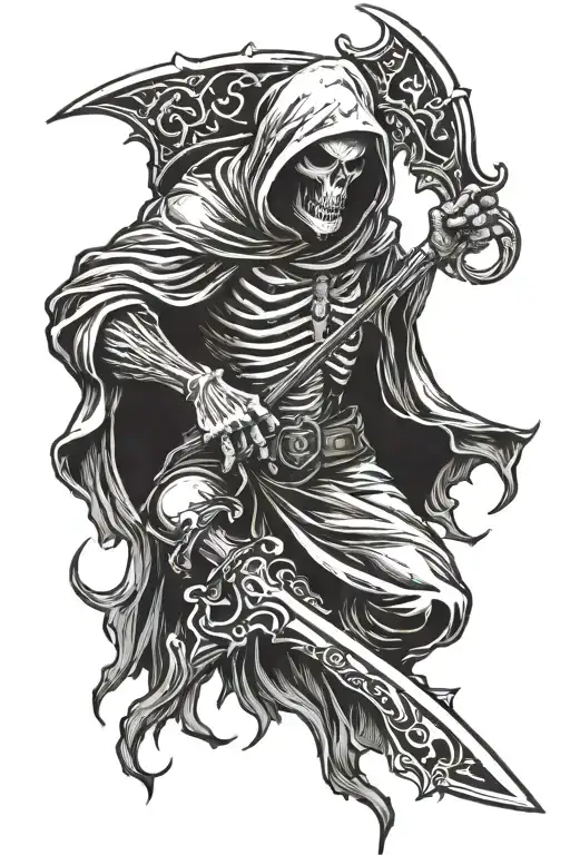 Reaper With Scytche Evil