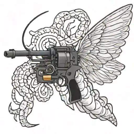 A Shrimp With Wings And A Gattling Gun
