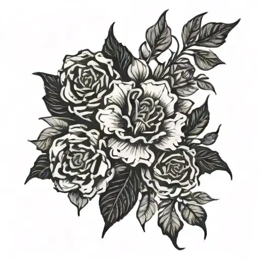 Gothic Creepy Flowers