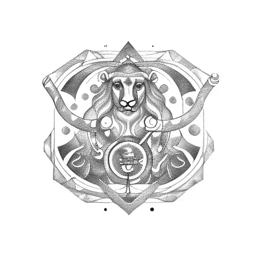 Libra And Leo Zodiacs Symbols