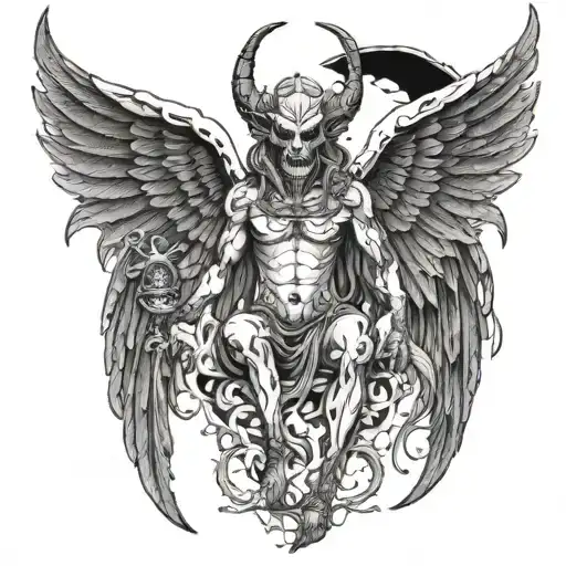 Beelzebul Demon With Angel Wings