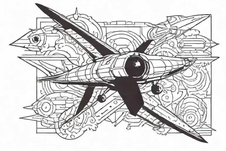 Cowboy Bebop 80S Anime Aesthetic Swordfish Spaceship