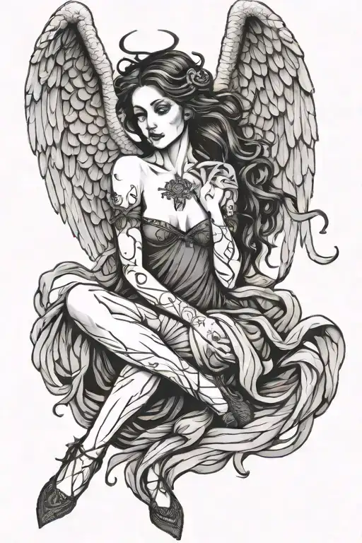 Fallen Angel Lady