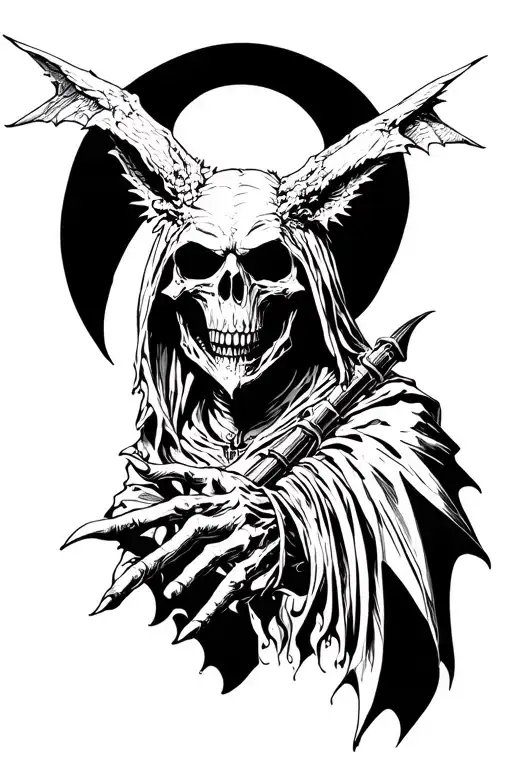 Grim Reaper Gargoyle