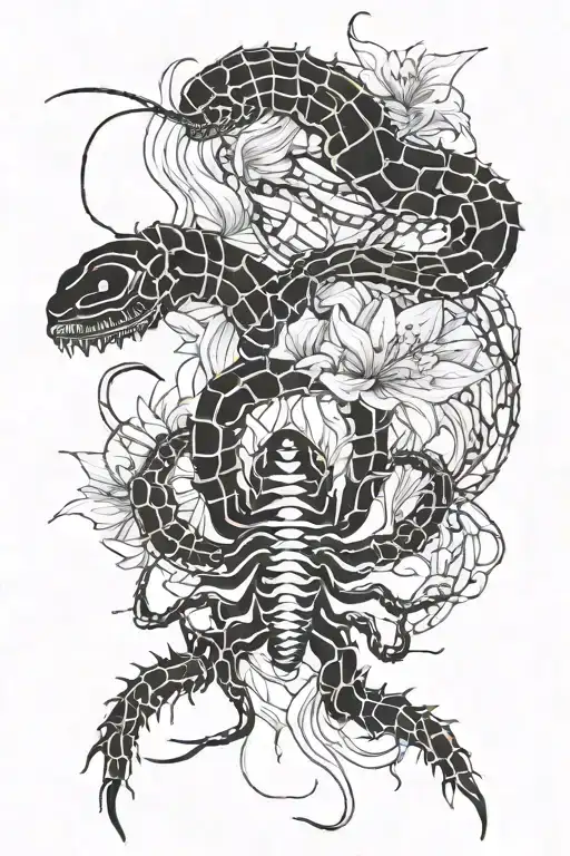 Tokyo Ghoul Centipede With Spider Lily