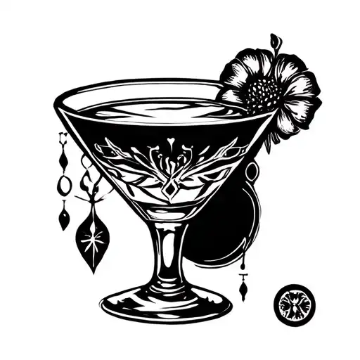 A Cocktail In A Gothic Style