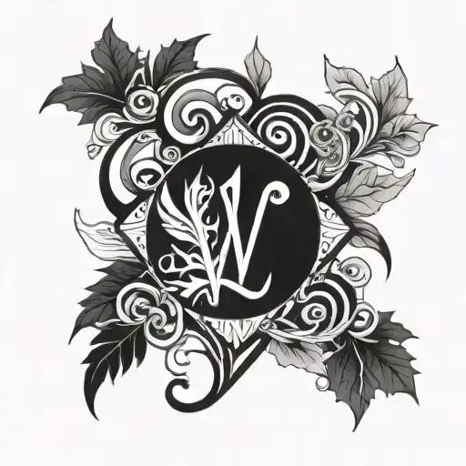 Pieces And Virgo Love Symbol