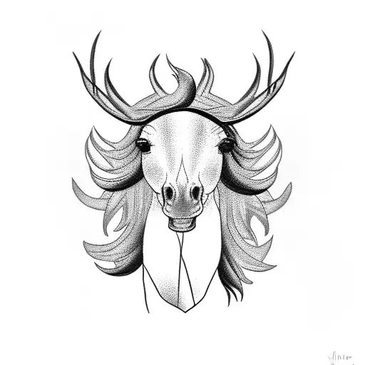 Rowan Tree With Horse