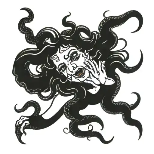 Hear No Evil See No Evil Speak No Evil Medusa Snakes