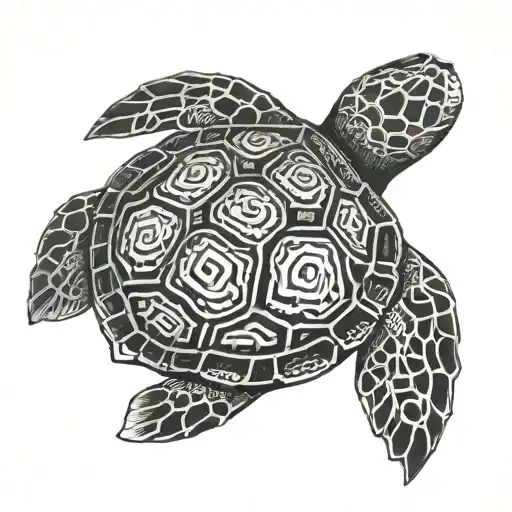 Aztec Sea Turtle