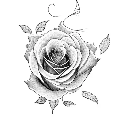 Rose Lady Leg Sleeve