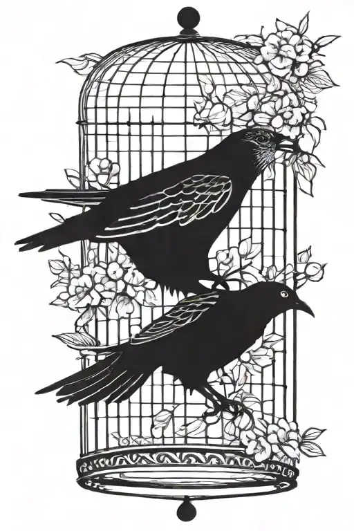 Bird Set Free From Cage