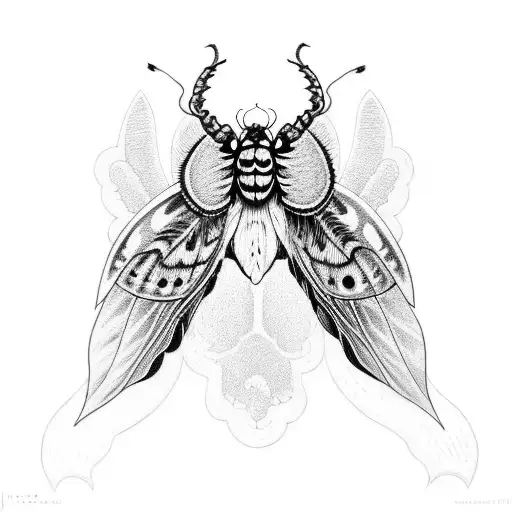 Deaths Head Moth