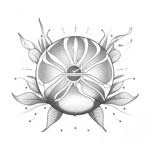 Musical Plants Growing From A Crystal Ball