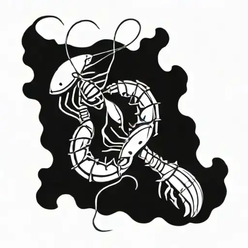 Ying Yang Symbol Of Lobsters