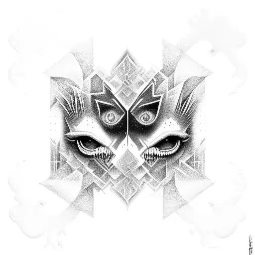 Algo Abstrato No Estilo Dark Ornamental