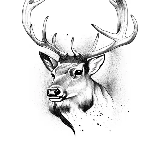 A Majestic Stag Standing Proudly In A Serene Forest