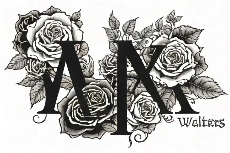 The Name Walters With Roses And May 29Th 2008 In Roman Numerals