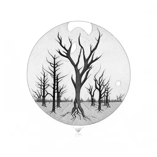 Forest With Trees Ha Ing Roots