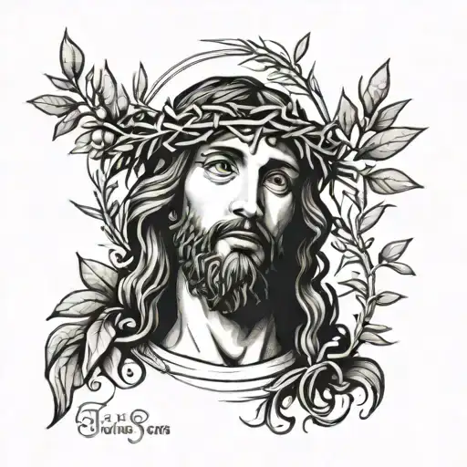 Jesus And Olive Branches