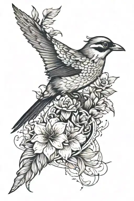 Beaches And Cendrawasih Bird